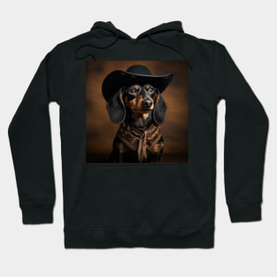 Cowboy Dog - Dachshund Hoodie